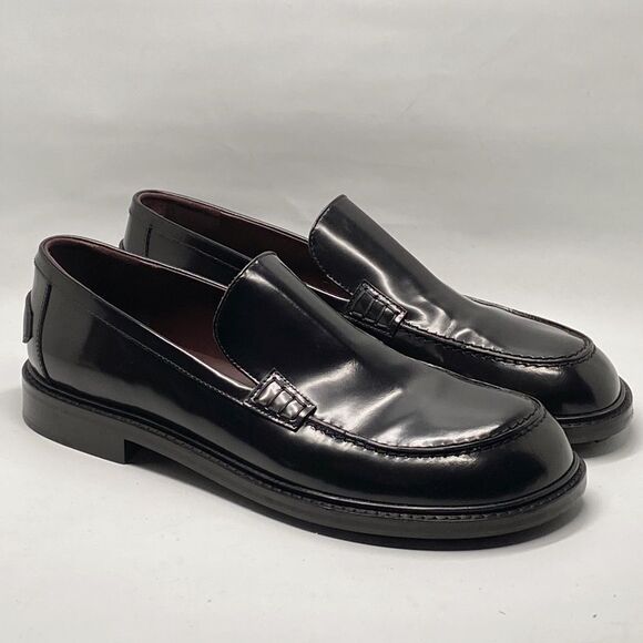 Lanvin Spinto polished leather loafers size 42/us size 9 main image 12